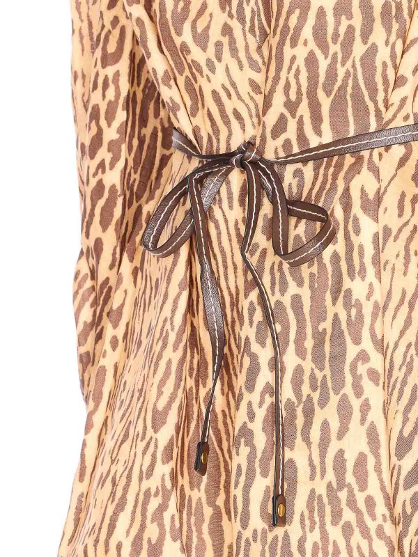 The Best Shops ZIMMERMANN: ニーレングスドレス - 膝丈ドレス - ブラウン