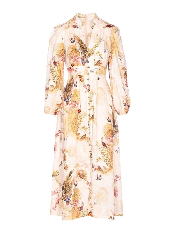 ZIMMERMANN: ニーレングスドレス online - 膝丈ドレス - 白