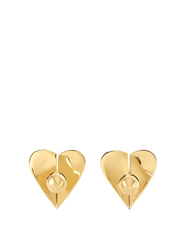 Alaïa: Earrings online - Le Coeur Torn Earrings