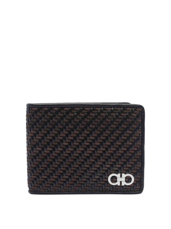 FERRAGAMO: wallets & purses - Woven Wallet