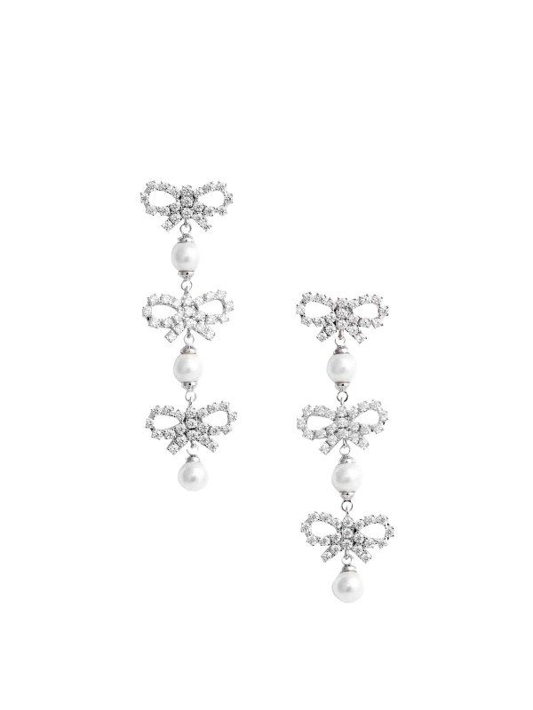 Self Portrait: Ohrringe - Ohrring - Silber