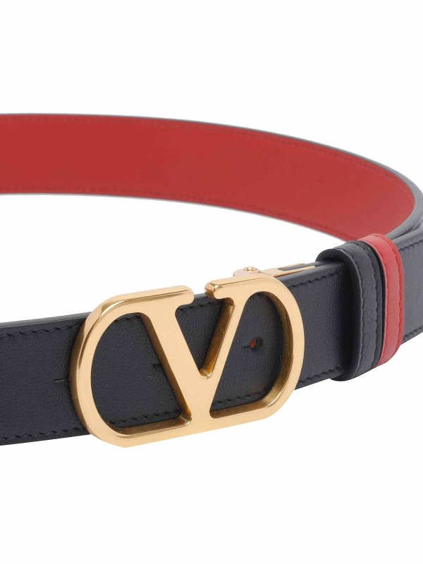 VALENTINO GARAVANI: belts online - Reversible Vlogo Signature Belt