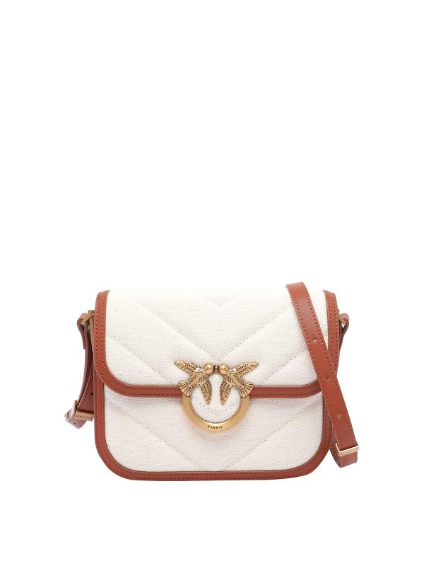 Pinko: Schultertaschen - Schultertasche - Weiß