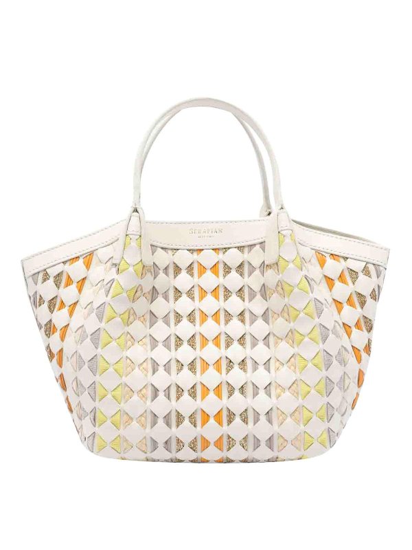 Serapian: トートバッグ - トートバッグ - 白