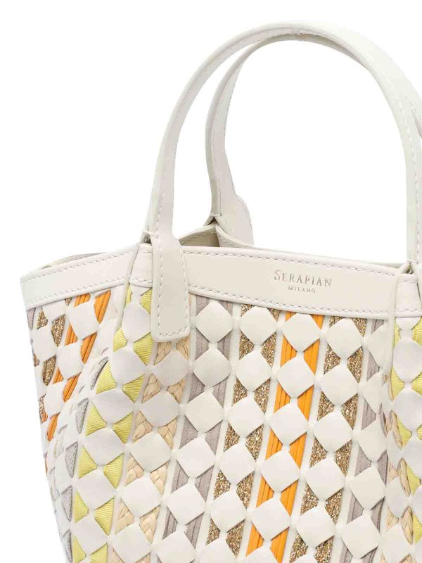 Serapian buy online トートバッグ - 白