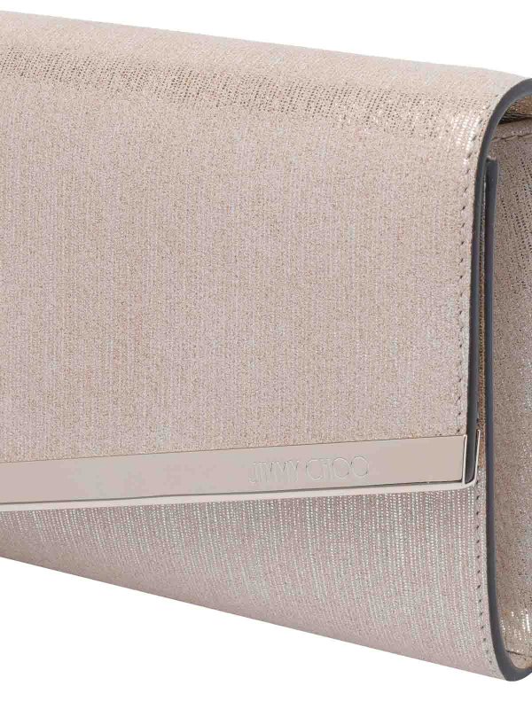 クラッチバッグ - 金 shop online: JIMMY CHOO