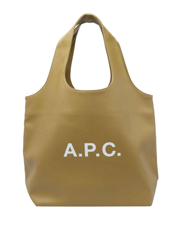 A.P.C.: totes bags - Olive Ninon Tote Bag