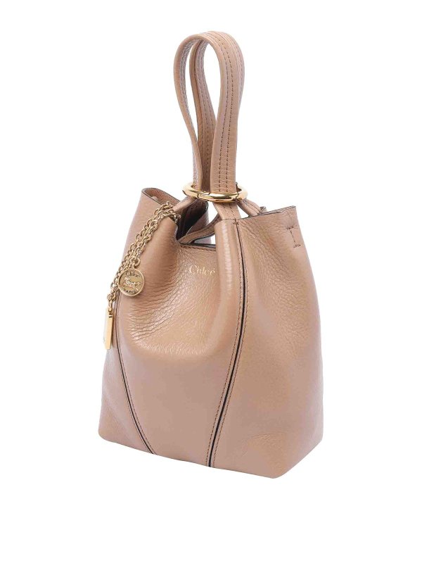 Chloe' E Spin Tote Bag - Beige - Women | 25SS812N84527