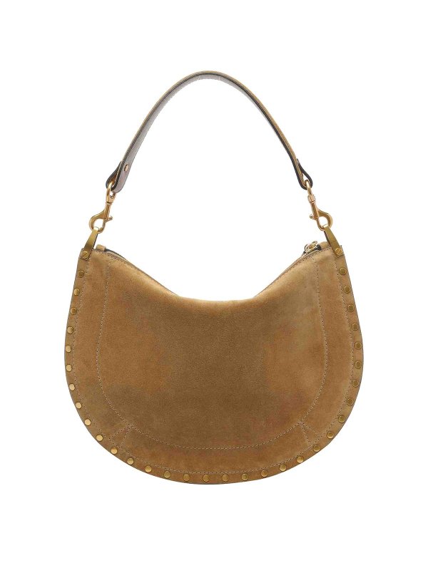 The Best Shops ISABEL MARANT: borse a spalla - BEIGE Oskan morbido zip a tracolla