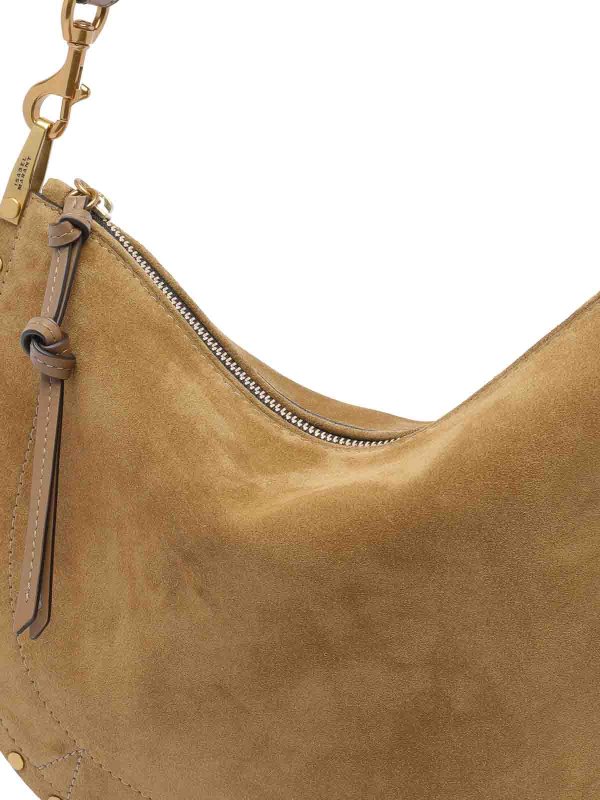 BEIGE Oskan morbido zip a tracolla shop online: ISABEL MARANT