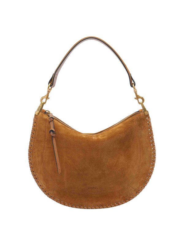 ISABEL MARANT: shoulder bags - Oskan Soft Zip Shoulder Bag