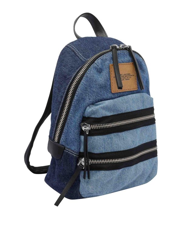 MARC JACOBS: backpacks online - Blue The Medium Backpack
