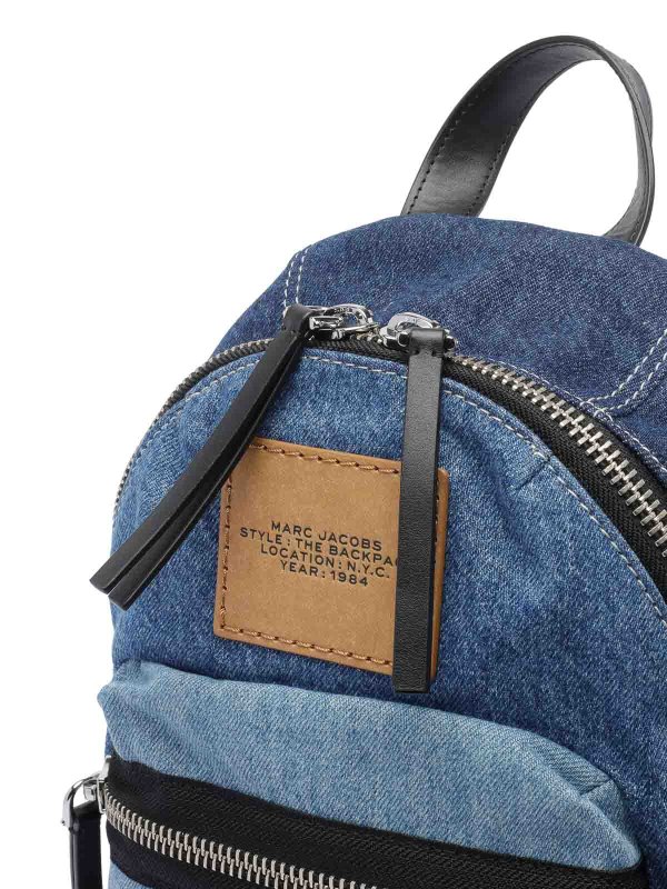 Blue The Medium Backpack shop online: MARC JACOBS