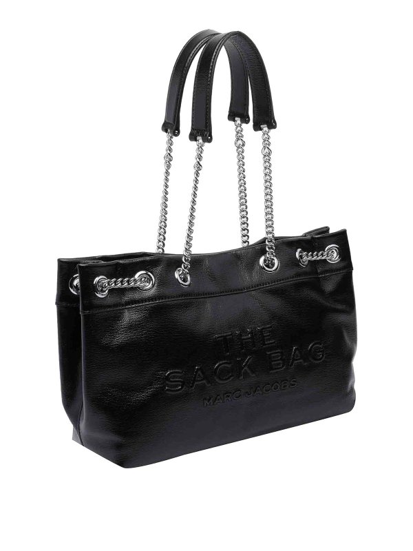 MARC JACOBS: cross body bags online - Black Chain Sack Bag