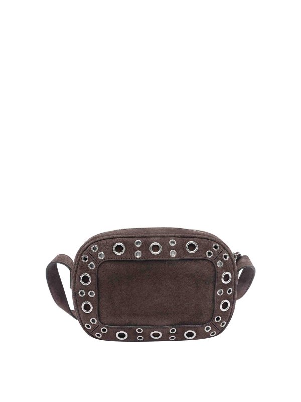 The Best Shops VALENTINO GARAVANI: cross body bags - Brown Suede Nellcote Crossboyd Bag