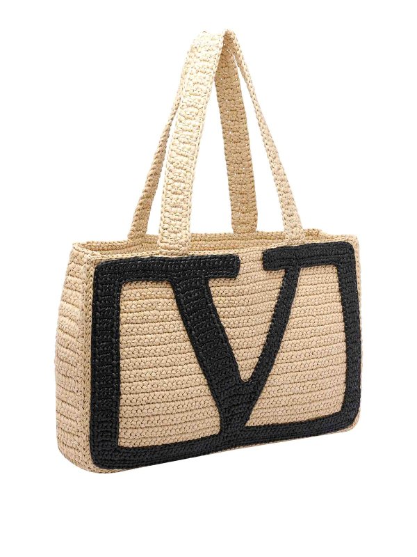 VALENTINO GARAVANI: cross body bags online - Viva Superstar Crochet Tote Bag