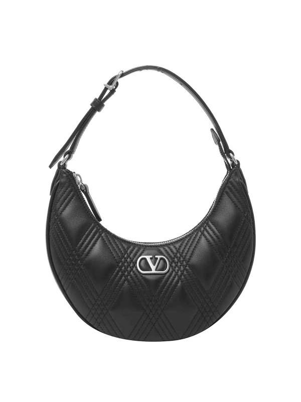 VALENTINO GARAVANI: cross body bags - Quiltie 67 Hobo Bag