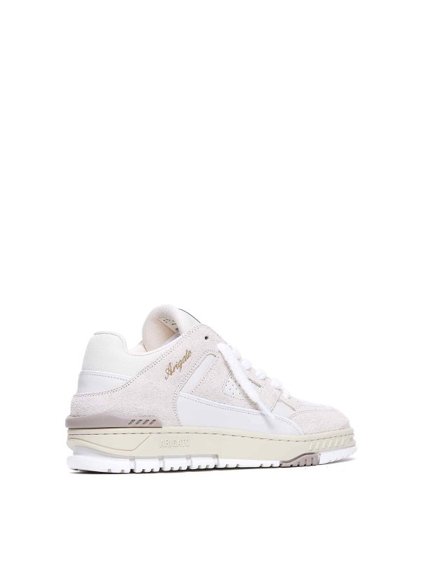AXEL ARIGATO: trainers online - White And Beige Area Lo Sneakers
