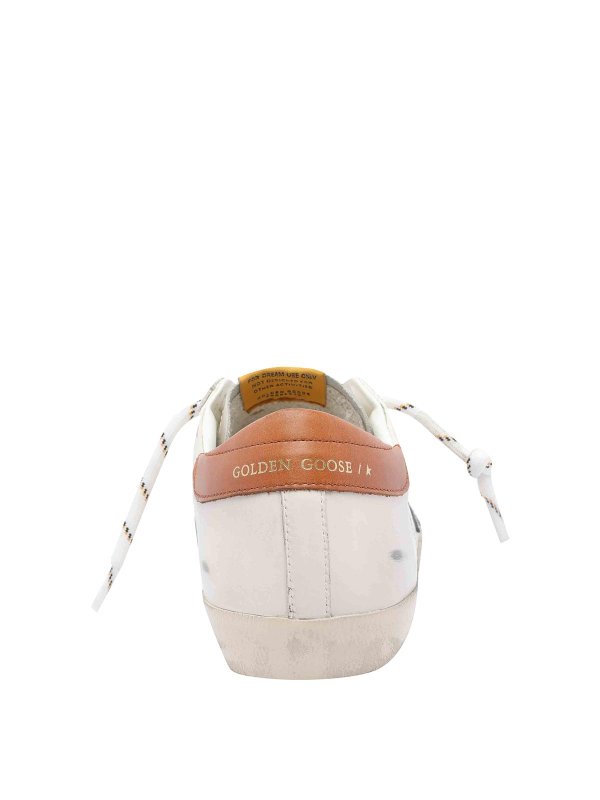 White Superstar Sneakers shop online: GOLDEN GOOSE