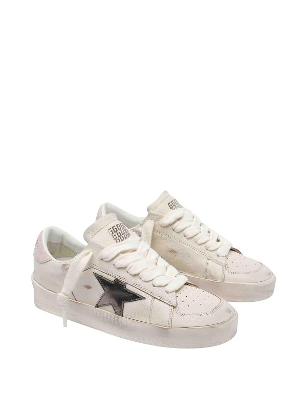 GOLDEN GOOSE: Chaussures de sport online - Baskets - Blanc