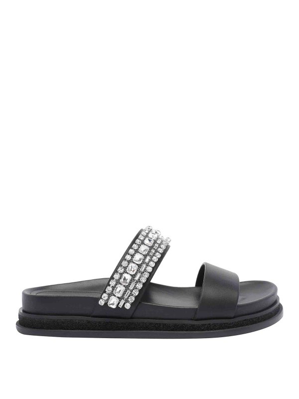 JIMMY CHOO: sandals - Black Jadi Sandals