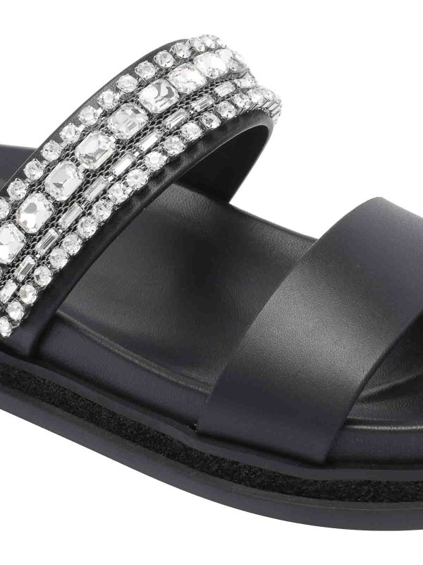 Black Jadi Sandals shop online: JIMMY CHOO