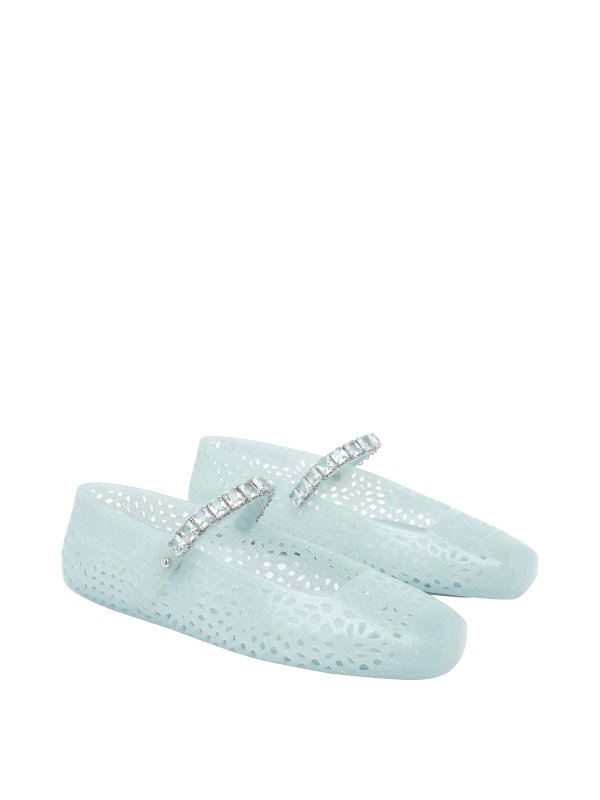 JIMMY CHOO: フラットシューズ online - フラットシューズ - ブルー