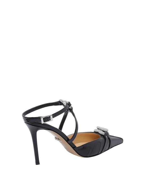 The Best Shops MACH & MACH: court shoes - Mach&Ampmach Black Double Heart Pumps