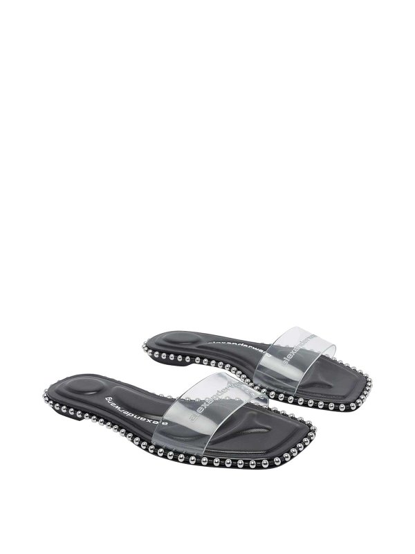 ALEXANDER WANG: sandals online - Nia Ballchain Flat Sandals