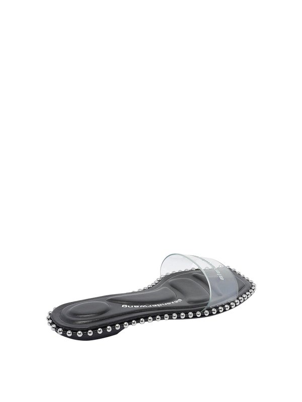 The Best Shops ALEXANDER WANG: sandals - Nia Ballchain Flat Sandals