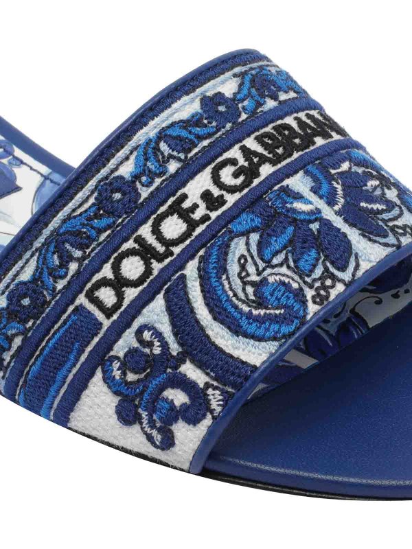 Sandalen - Blau shop online: DOLCE & GABBANA