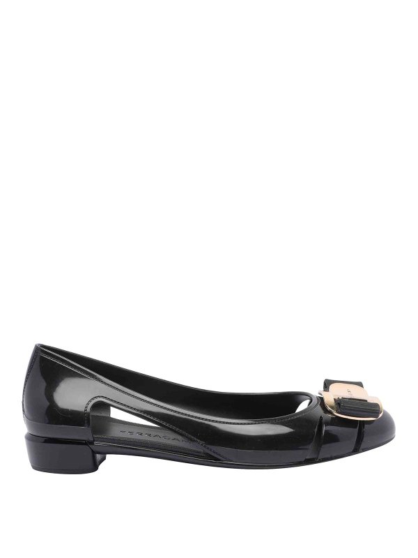 FERRAGAMO: flat shoes - Nara Jelly Ballets