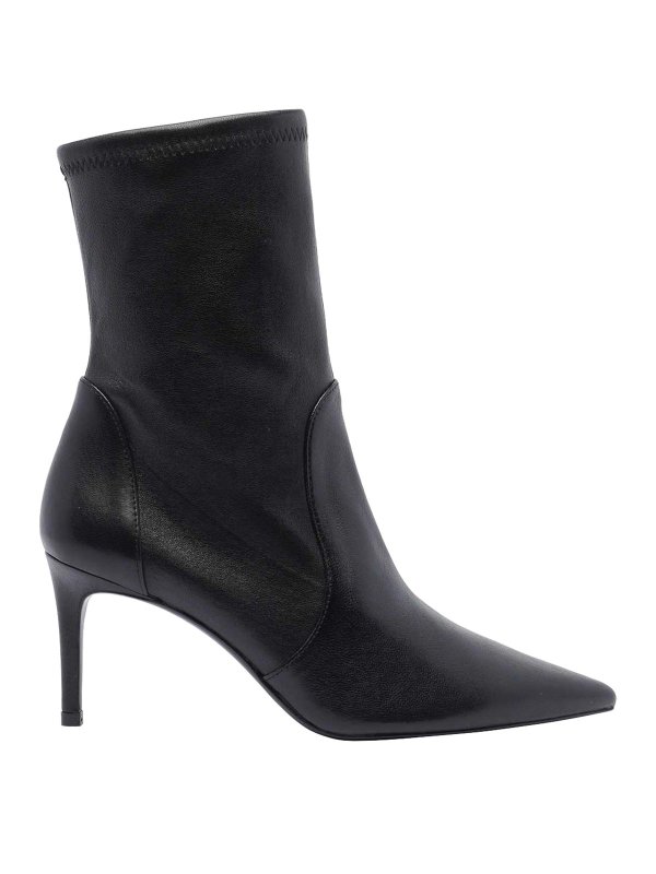 Stuart Weitzman: tronchetti - Bootie di pompa di alimentazione nera Stuart