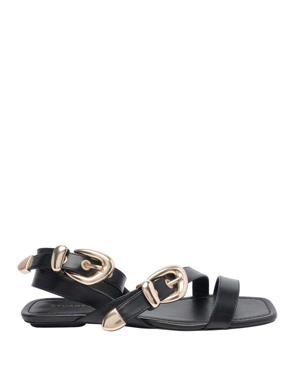 Stuart Weitzman: Sandalias - Sandalias - Negro