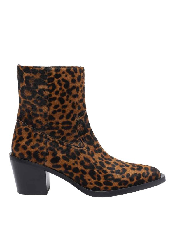 Stuart Weitzman: tronchetti - Bottini marroni