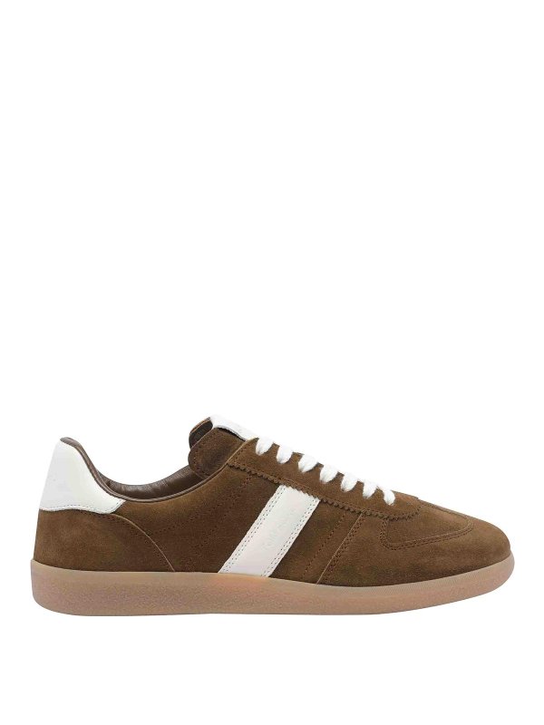 TOM FORD: Chaussures de sport - Baskets - Marron