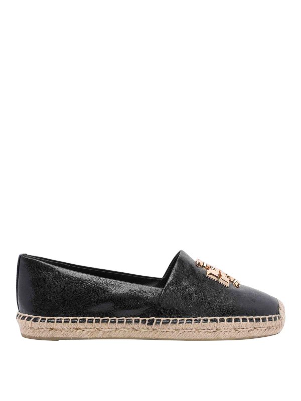TORY BURCH: espadrilles - Black Eleanor Espadrilles