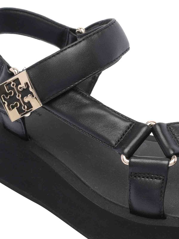 Black Mellow Platform Sandals shop online: TORY BURCH