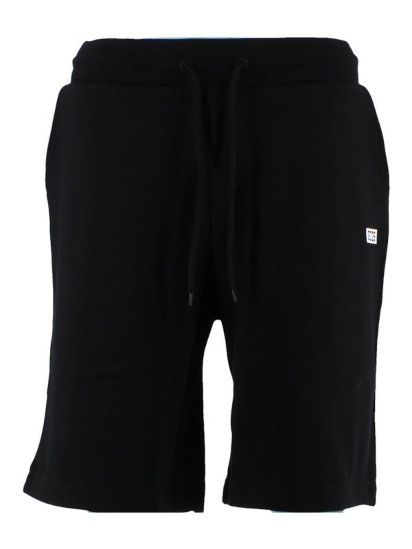 GCDS: pantaloni shorts - Pantaloncini Nero