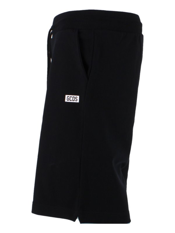 GCDS: pantaloni shorts online - Pantaloncini Nero