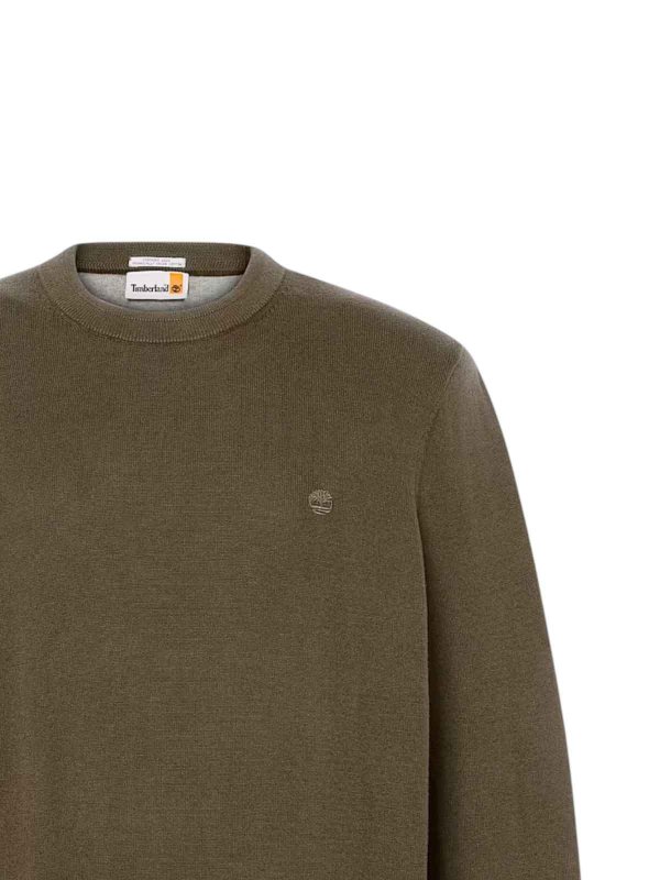 TIMBERLAND: U-Boot-Ausschnitt online - U-Boot-Pullover - Braun