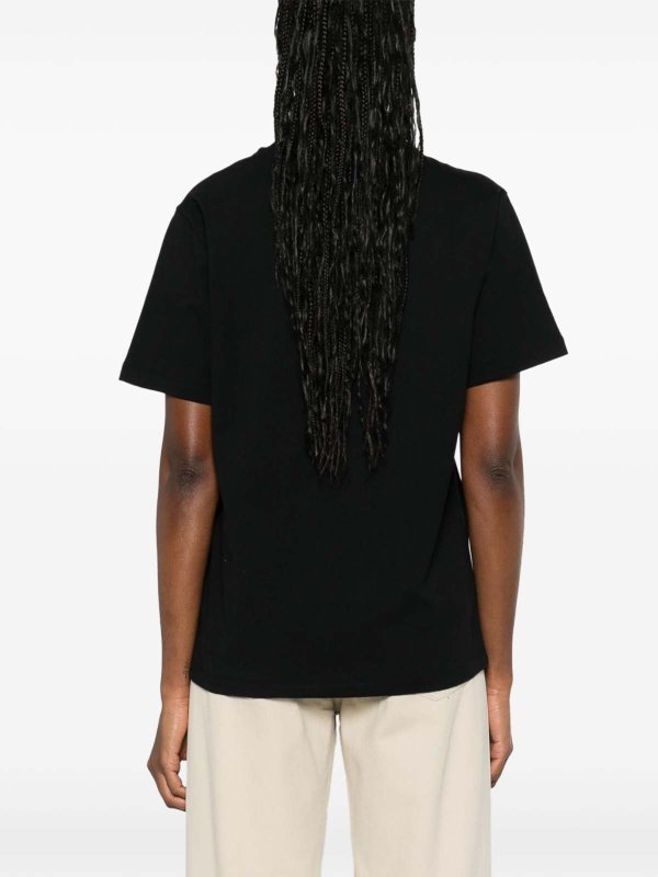 Black T-Shirt With White Logo shop online: COPERNI