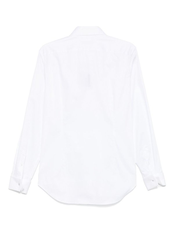 CORNELIANI: shirts online - White Cotton Classic Shirt