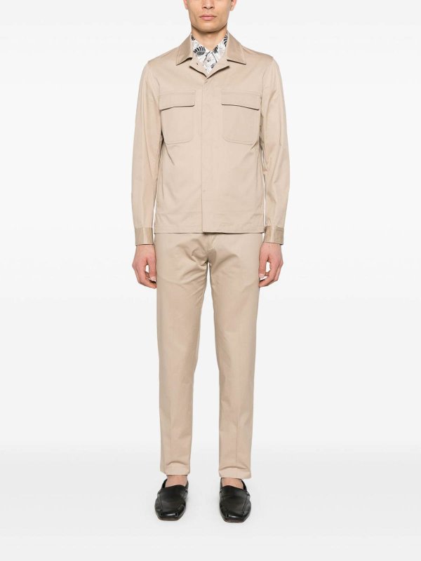 DANIELE ALESSANDRINI buy online White Shirt In Cotton Long Sleeves