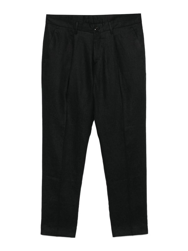 DANIELE ALESSANDRINI: Casual Hosen - Casual Hose - Schwarz