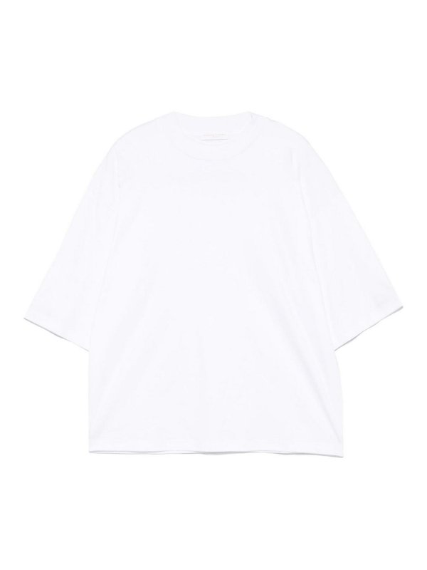 DANIELE FIESOLI: t-shirts - White Cotton T-Shirt