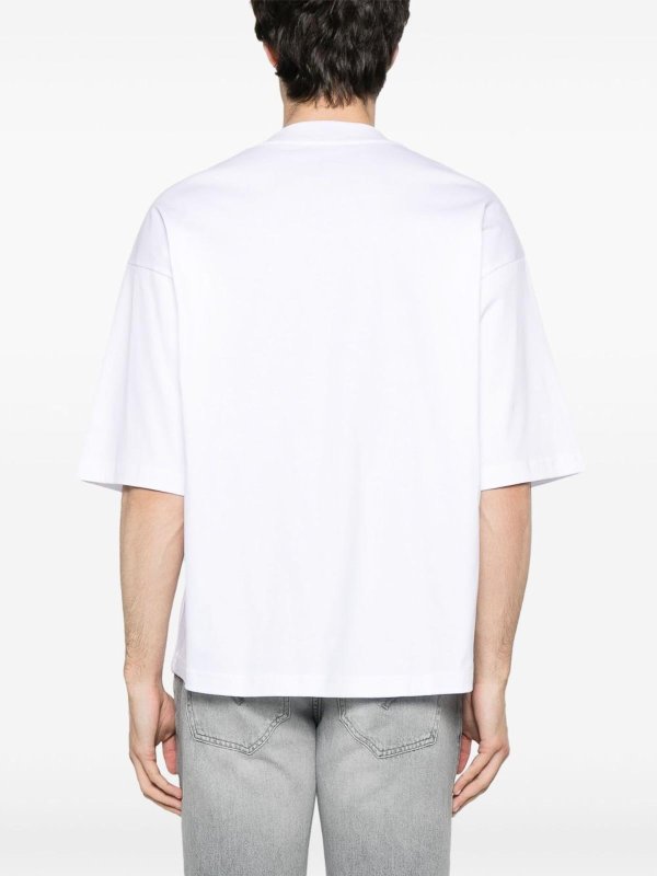 The Best Shops DANIELE FIESOLI: t-shirts - White Cotton T-Shirt