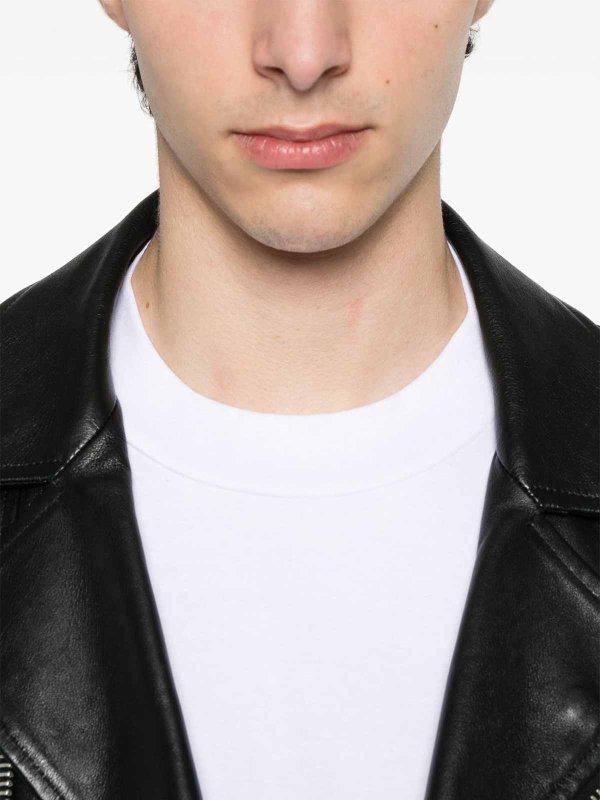 White Cotton T-Shirt shop online: DANIELE FIESOLI