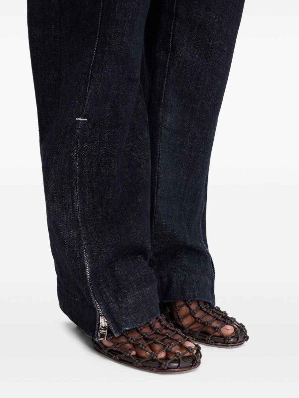 The Best Shops JACQUEMUS: ブーツカットジーンズ - ブーツカットジーンズ - ブルー