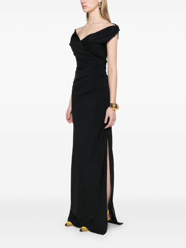 JACQUEMUS: maxi dresses online - Black  Long Dress